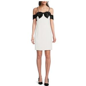 Elegant Black and White Dress